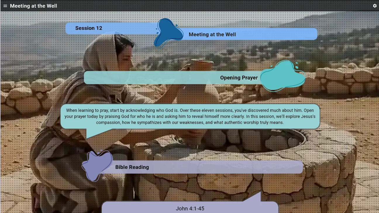 John's Gospel screenshot